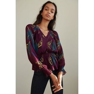 Anthropologie FARM RIO Jennifer Blouse